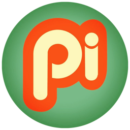 Pi Pizza und Eis am Neckar logo.